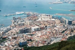 vue de la ville de Gibraltar